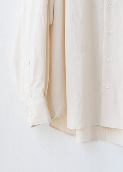 HED MAYNER / "HMS605" OPEN BACK SHIRTS / WHT