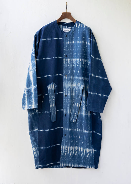 HED MAYNER / "HMC101" BLU/WHT / BELTED COAT