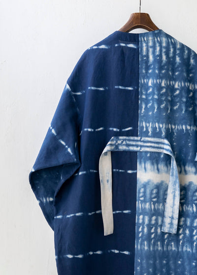 HED MAYNER / "HMC101" BLU/WHT / BELTED COAT