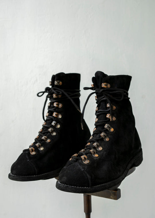 GUIDI / "205" CARF REVERS NEW HIKING / SOLE LEATHER / CARF FULL GRAIN / BLKT