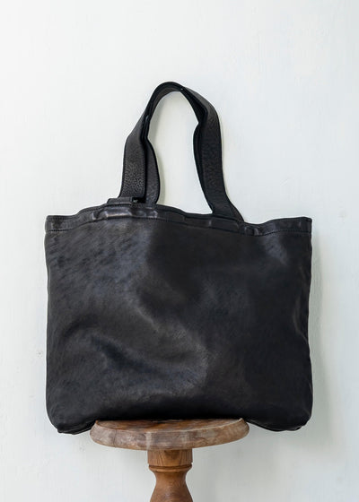 GUIDI / "SH2" SHOPPER BAG / SOFT HORSE FULL GRAIN / BLKT