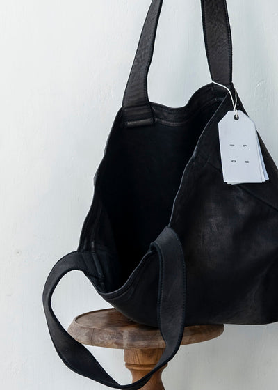 GUIDI / "SH2" SHOPPER BAG / SOFT HORSE FULL GRAIN / BLKT