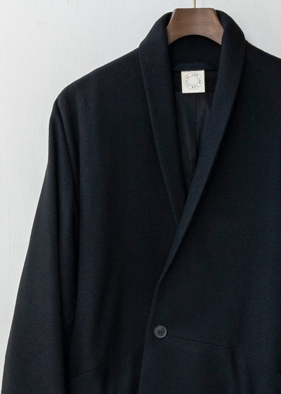 JAN-JAN VAN ESSCHE / "COAT#24" BLACK YAK WOOL