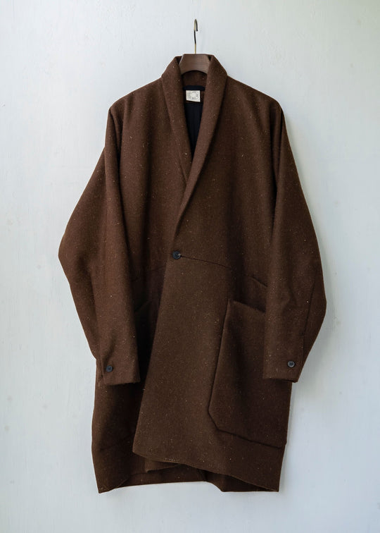 JAN-JAN VAN ESSCHE / "COAT#24" TOBACCO LODEN