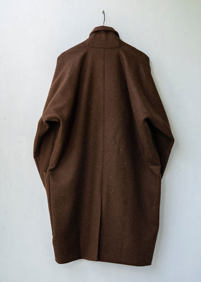 JAN-JAN VAN ESSCHE / "COAT#24" TOBACCO LODEN