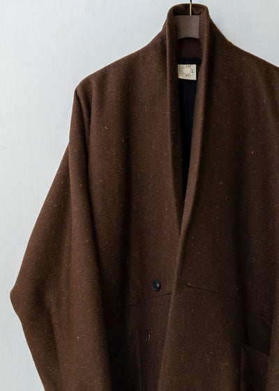 JAN-JAN VAN ESSCHE / "COAT#24" TOBACCO LODEN