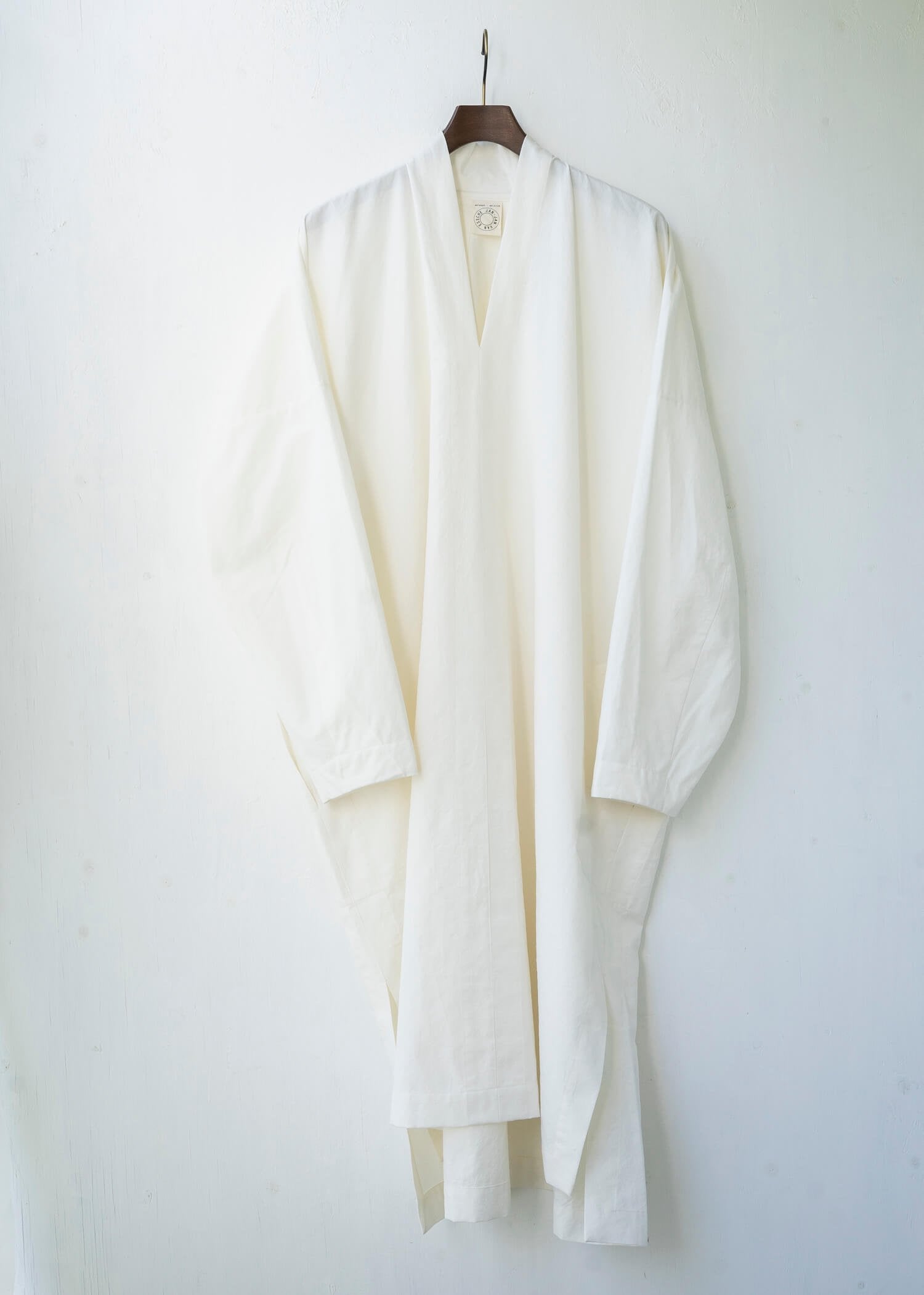 JAN-JAN VAN ESSCHE / “TUNIC#26”OFF-WHITE WASHI 衬衫