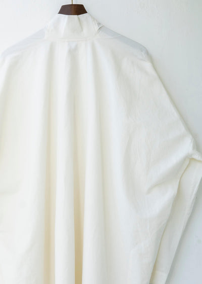 JAN-JAN VAN ESSCHE / "TUNIC#26" OFF- WHITE WASHI SHIRTING
