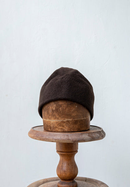 SCHA / "Art#934" Wool Watch cap / chocolate