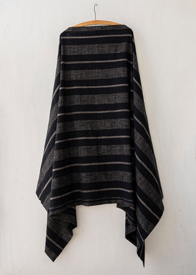 JAN-JAN VAN ESSCHE / "SCARF#23" BOLD STRIPED CLOTH