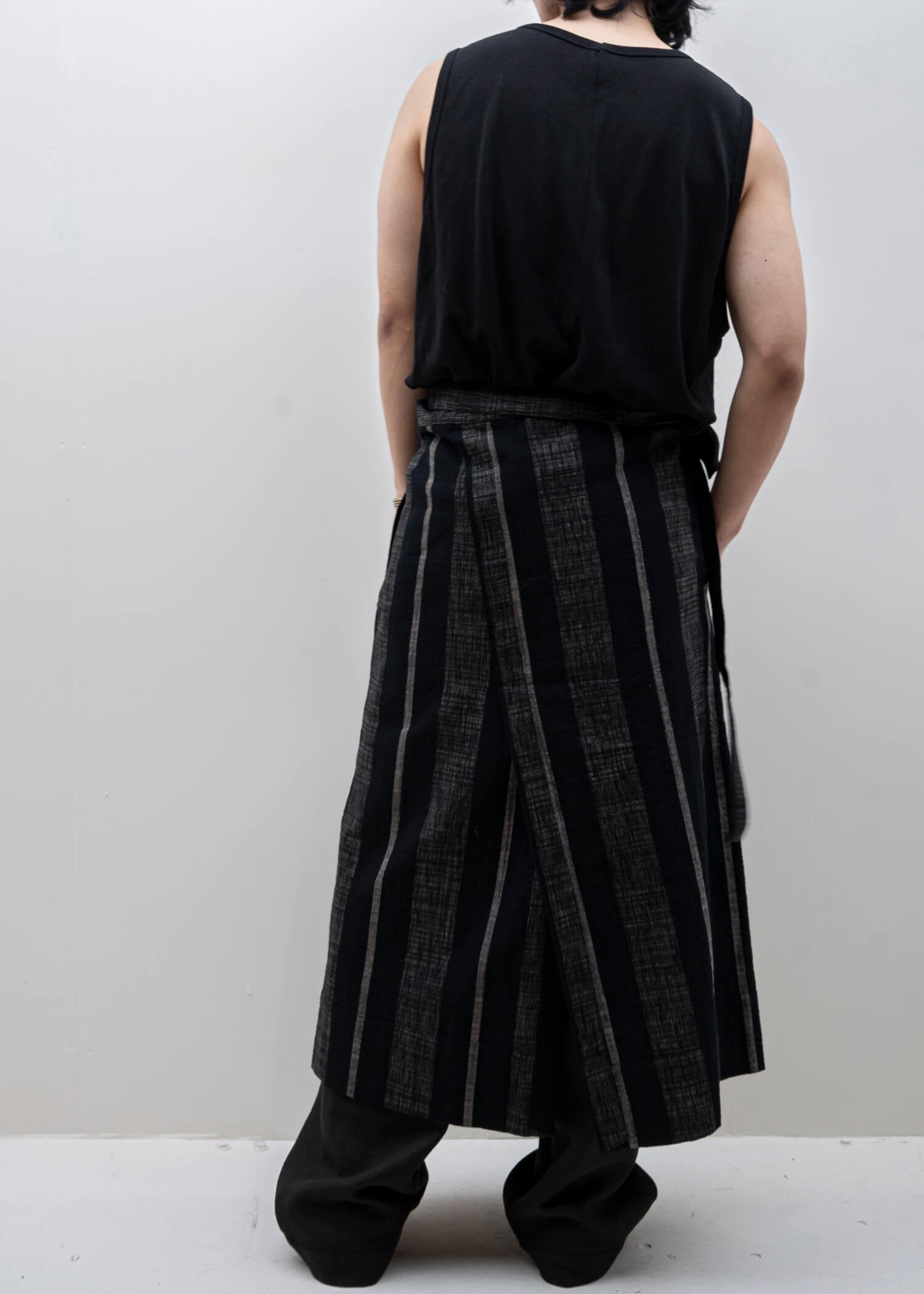 JAN-JAN VAN ESSCHE /“围裙#4”粗条纹布