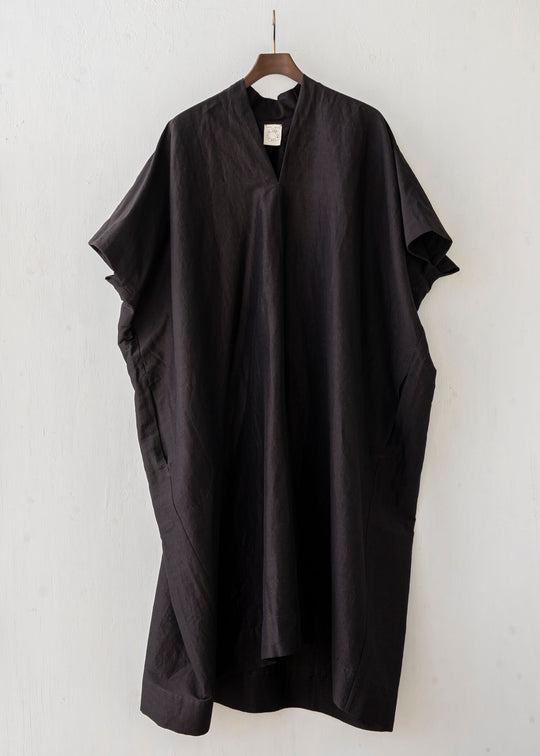 JAN-JAN VAN ESSCHE / "TUNIC#28" INK RAMIE/COTTON BATIST