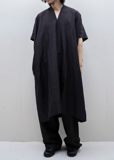 JAN-JAN VAN ESSCHE / "TUNIC#28" INK RAMIE/COTTON BATIST