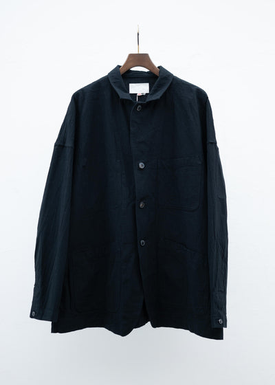 YOKO SAKAMOTO CLASSIC SACK JACKET BLACK