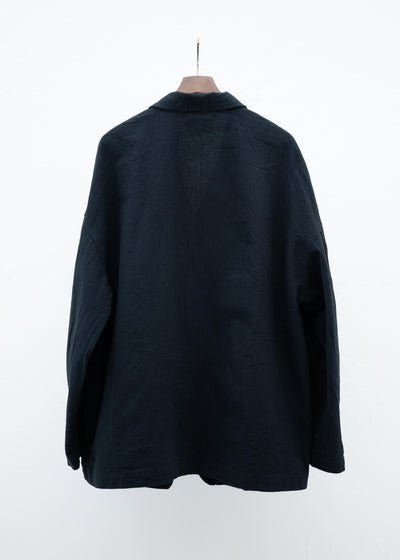 YOKO SAKAMOTO CLASSIC SACK JACKET BLACK