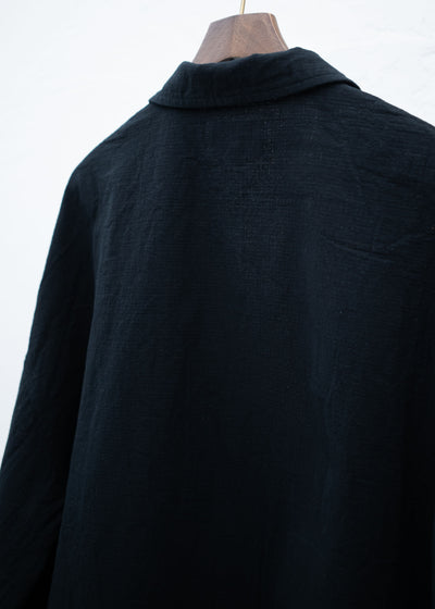 YOKO SAKAMOTO CLASSIC SACK JACKET BLACK