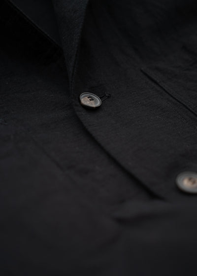 YOKO SAKAMOTO CLASSIC SACK JACKET BLACK