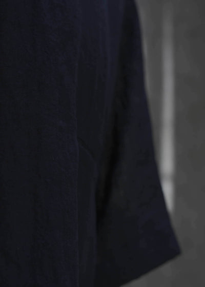 ZIIIN "AVENO" ONE POCKET LOOSE TUNIC / BLACK