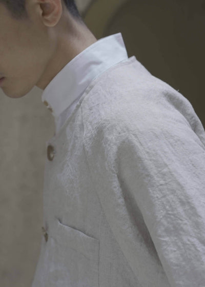ZIIIN "GOKUH" RAGLAN SLEEVE SHORT BLOUSON / KINARI