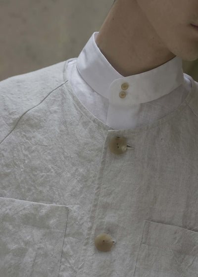 ZIIIN "GOKUH" RAGLAN SLEEVE SHORT BLOUSON / KINARI