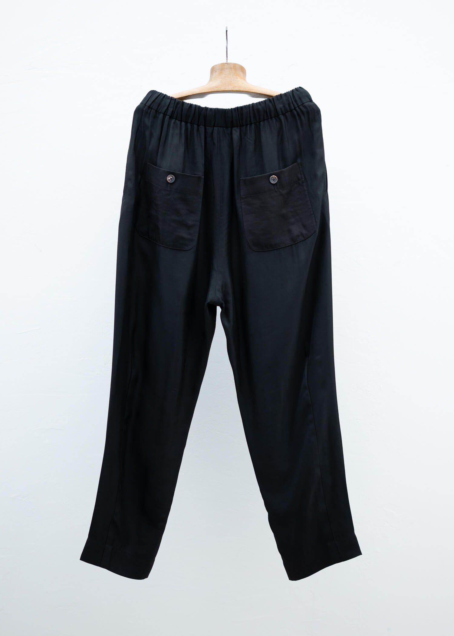 ZIGGY CHEN CLASSIC DRAWSTRING TAPERED TROUSERS