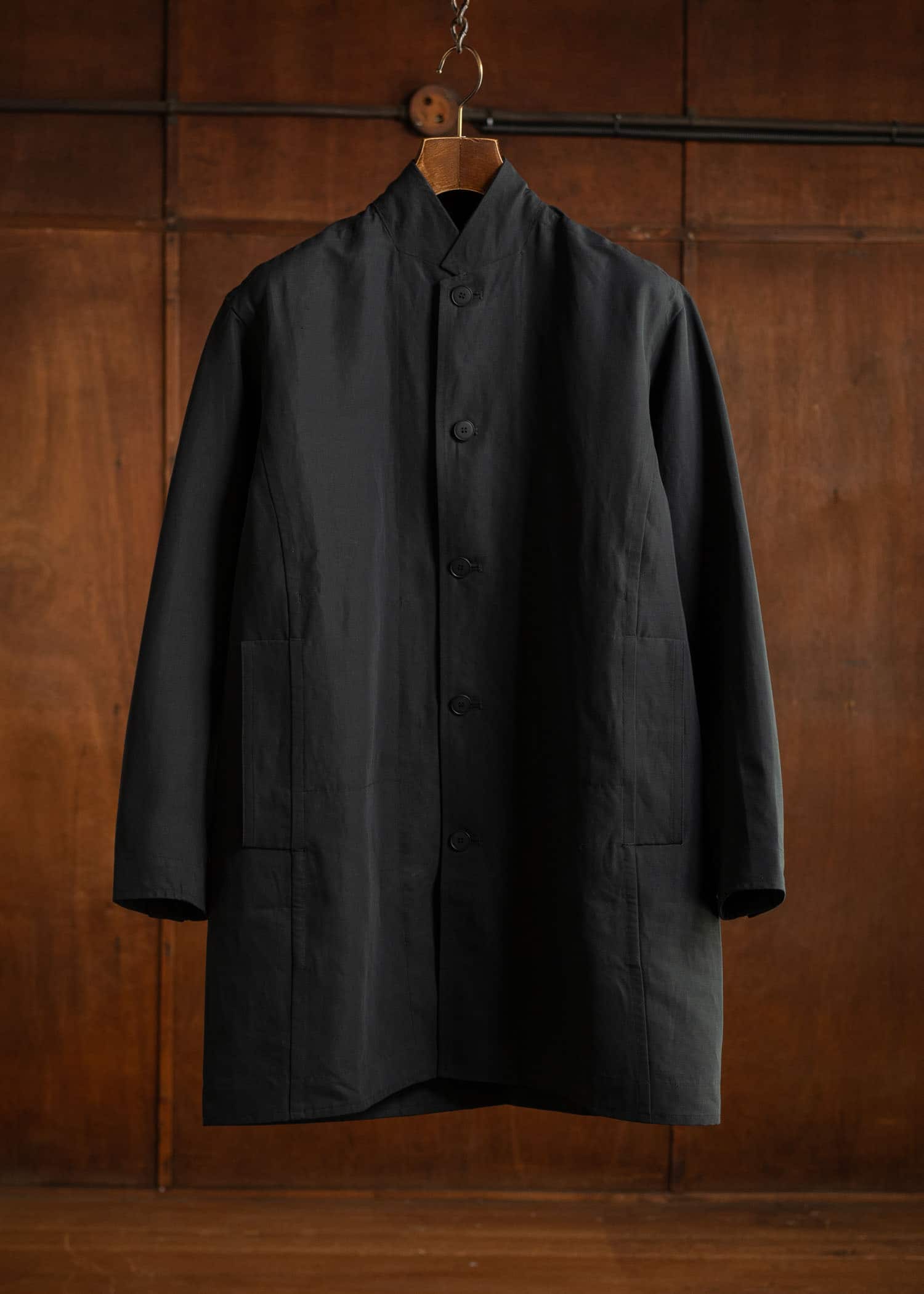 unkruid Lab Coat Black ultra-hard twist oxford
