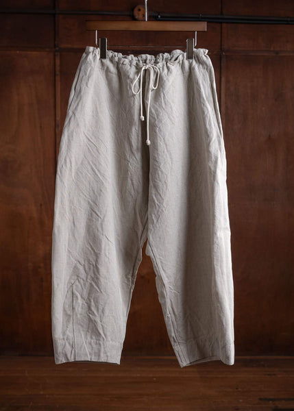 unkruid Cloudy Shaped Trousers  Natural farmers cloth