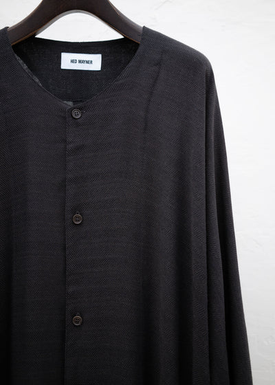 HED MAYNER Collarless Lightweight Coat