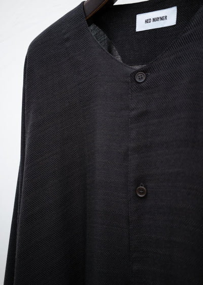 HED MAYNER Collarless Lightweight Coat