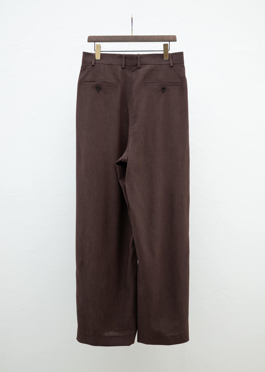 HED MAYNER / Elongated Trousers Camel トレンド - www