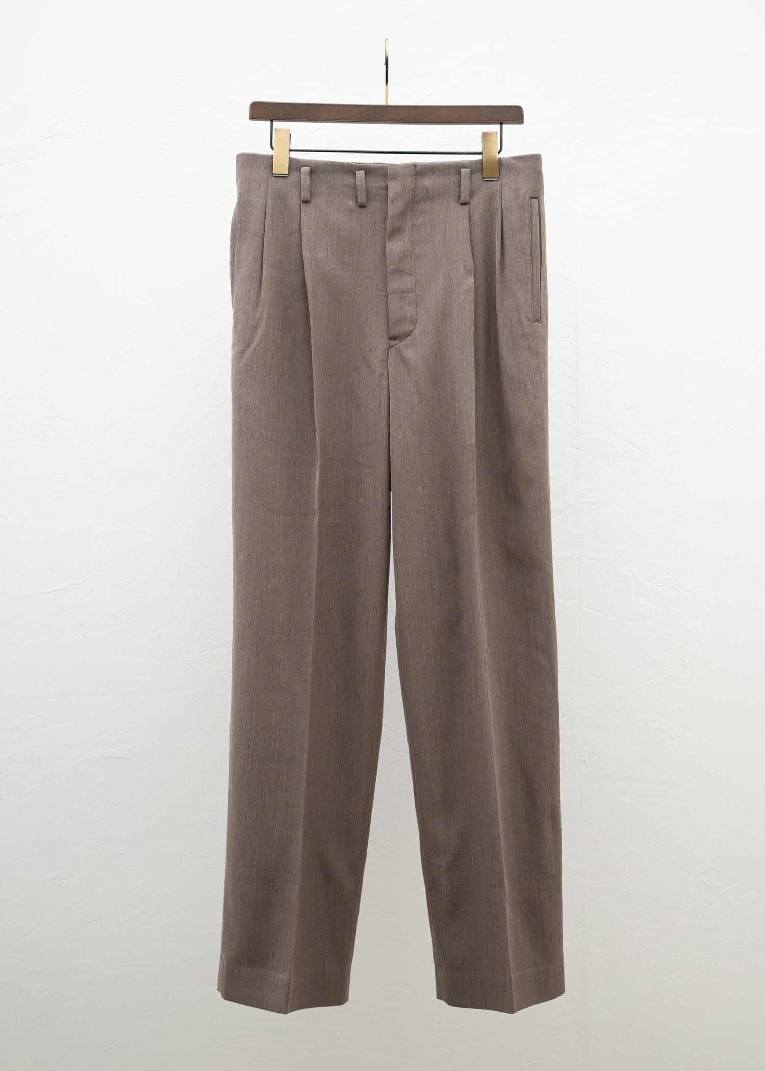 Taiga Takahashi Lot.211 40s Dress Trousers BEIGE