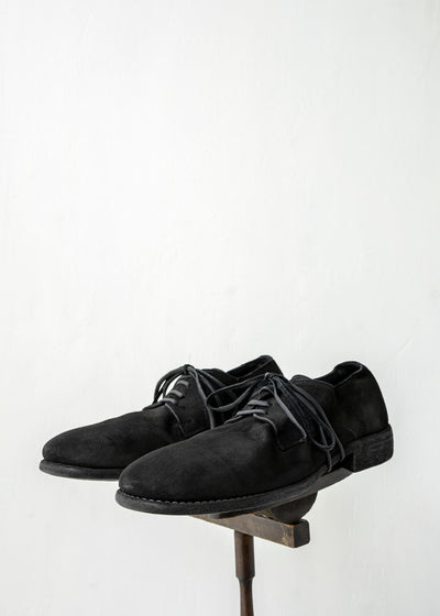 GUIDI / "992X" CLASSIC DERBY / SOLE LEATHER / HORSE REVERSE / BLKT