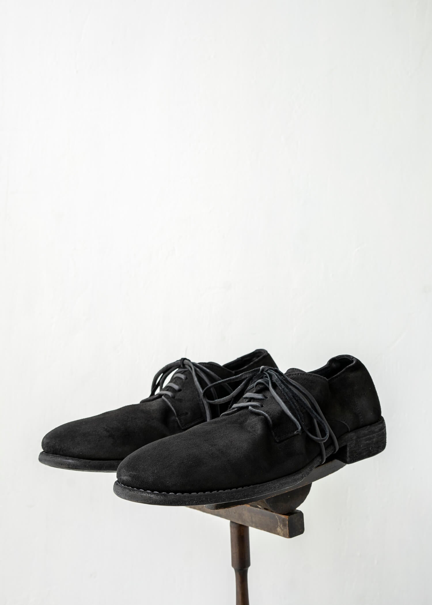 GUIDI "992X" CLASSIC DERBY / SOLE LEATHER / HORSE REVERSE / BLKT