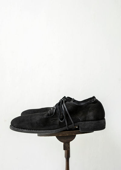 GUIDI / "992X" CLASSIC DERBY / SOLE LEATHER / HORSE REVERSE / BLKT