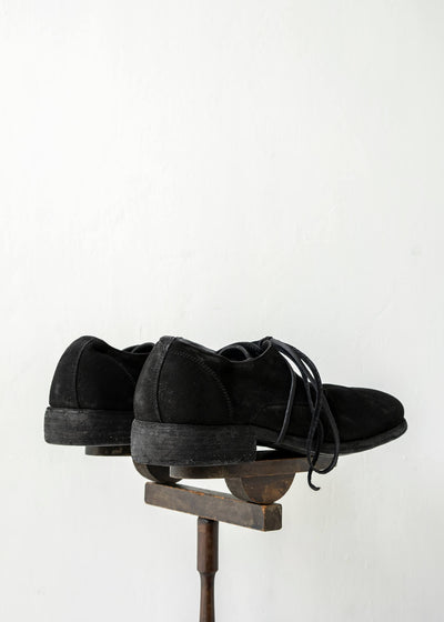 GUIDI / "992X" CLASSIC DERBY / SOLE LEATHER / HORSE REVERSE / BLKT