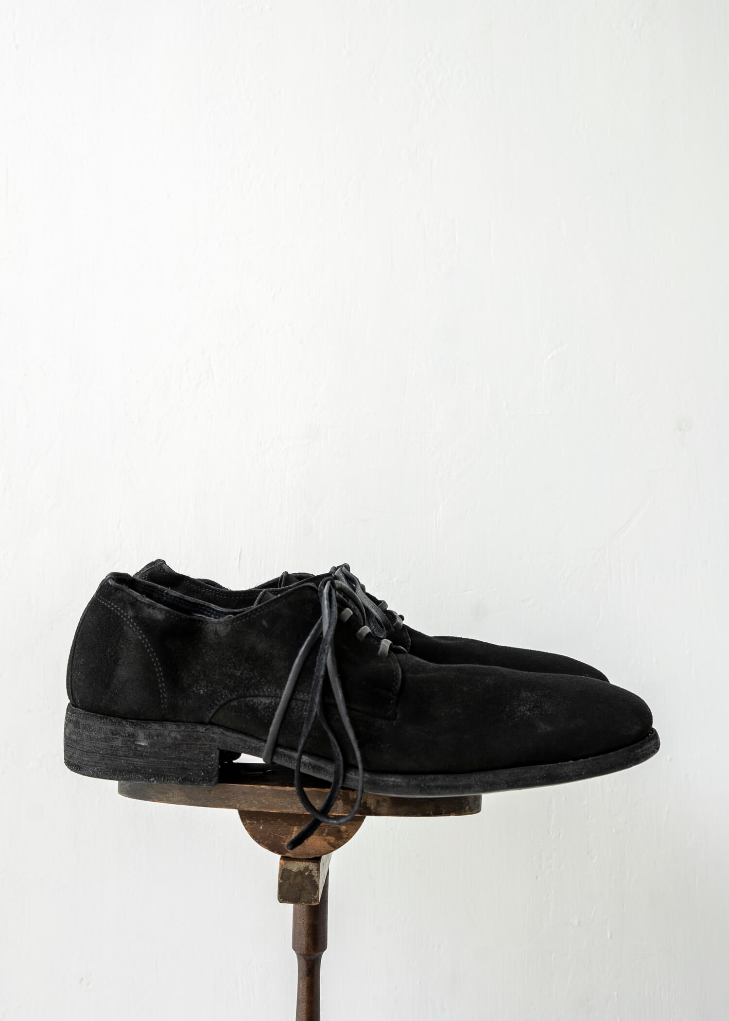 GUIDI "992X" CLASSIC DERBY / SOLE LEATHER / HORSE REVERSE / BLKT