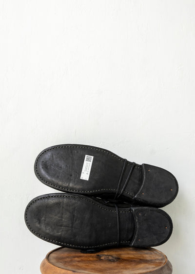 GUIDI / "992X" CLASSIC DERBY / SOLE LEATHER / HORSE REVERSE / BLKT