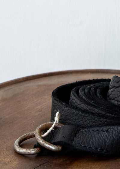 GUIDI / "BLT0" UNISEX L BELT / BISON FULL GRAIN / BLKT