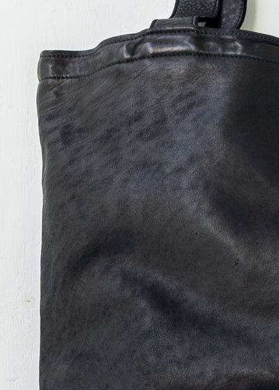 GUIDI / "SH2" SHOPPER BAG / SOFT HORSE FULL GRAIN / BLKT