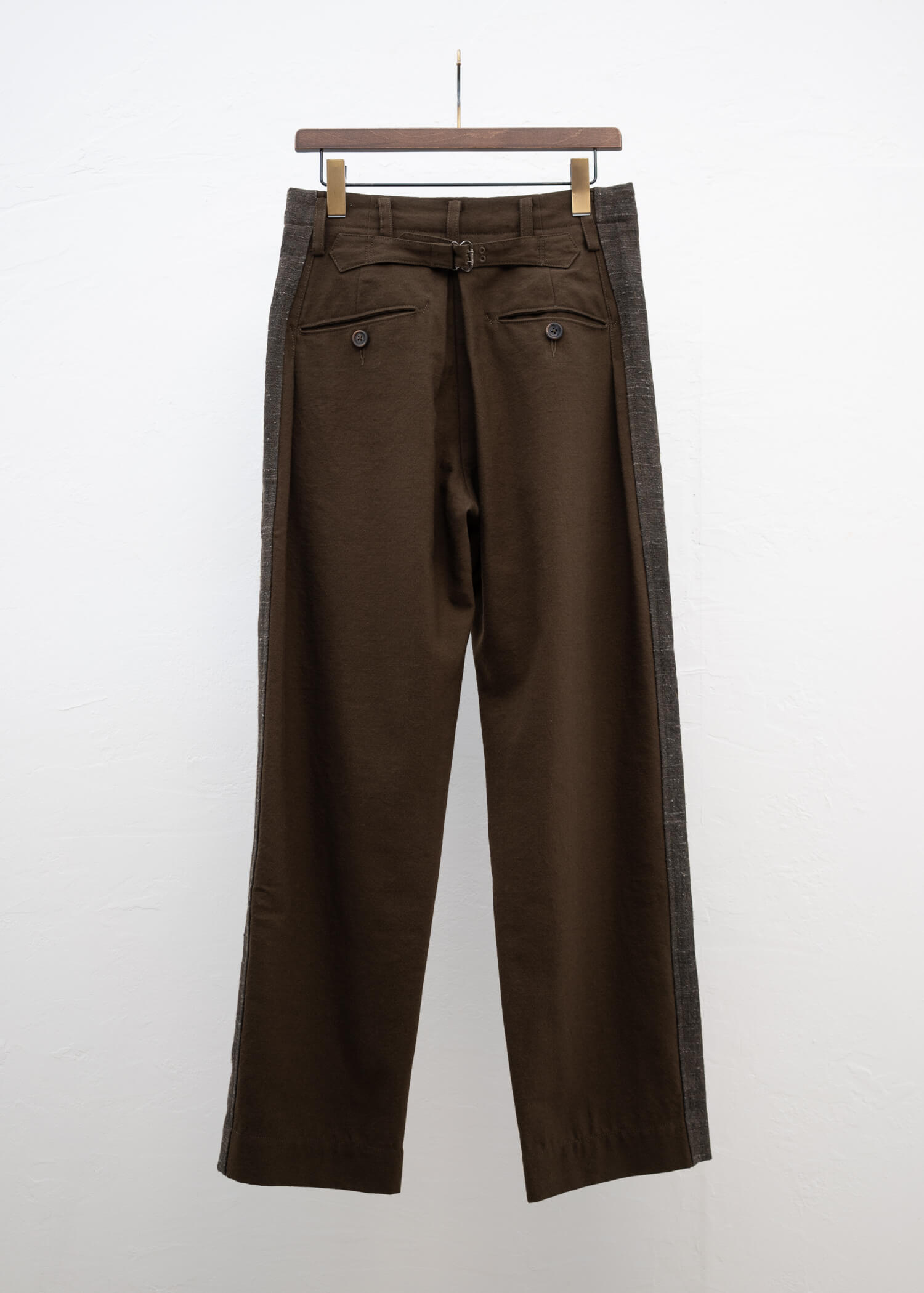 ZIGGY CHEN SIDE TAPED WORKER TROUSERS