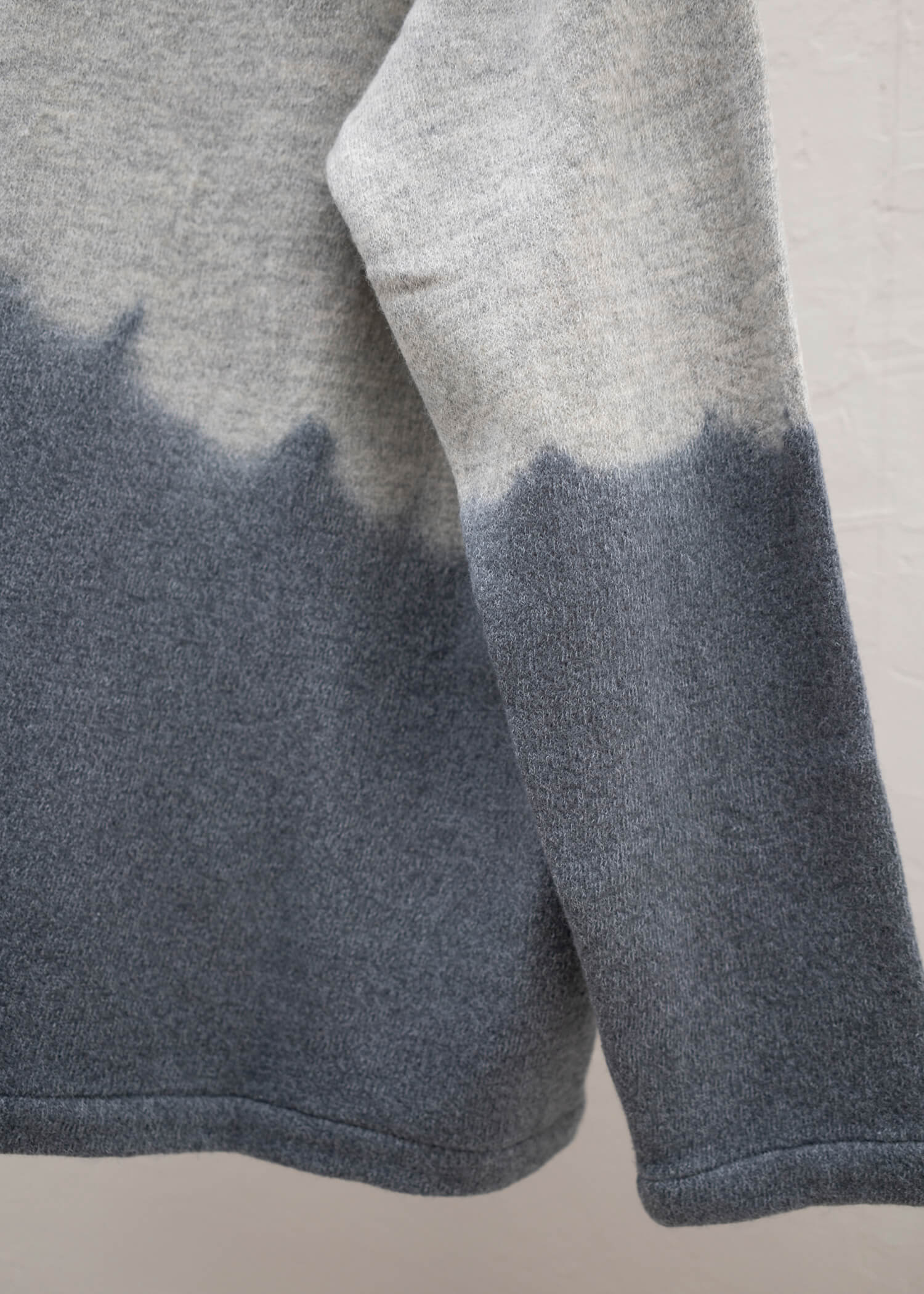 SUZUSAN Wool Cotton Jersey Cardi gan Grey - Light Grey