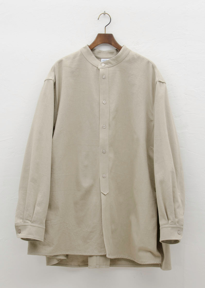 HED MAYNER 3 PLEAT SHIRT / SUNNY DRY WASHED BEIGE