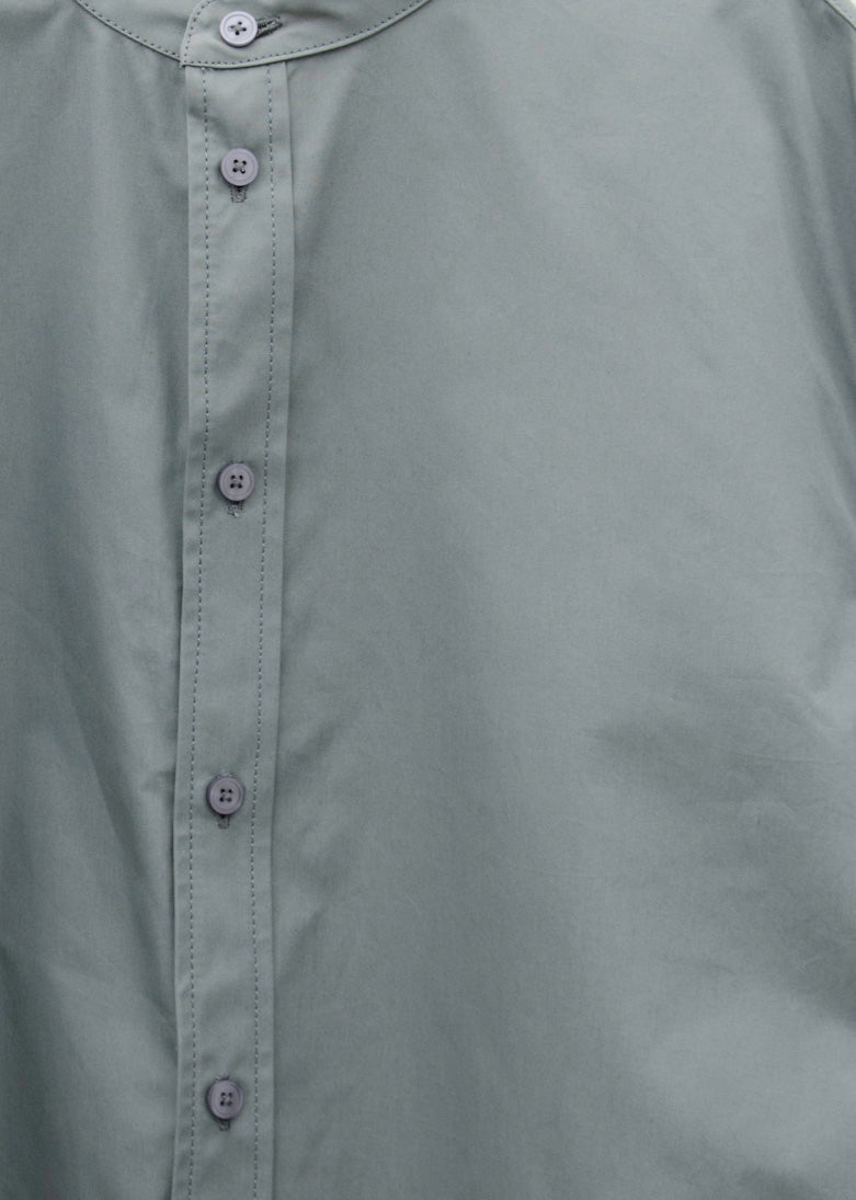 HED MAYNER 3 褶裥衬衫/冷灰色