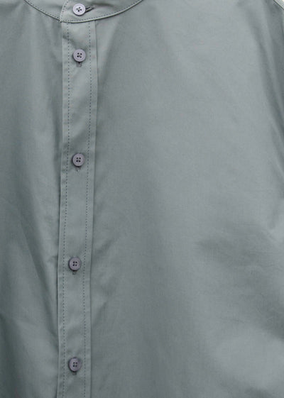 HED MAYNER 3 PLEAT SHIRT / COOL GRAY