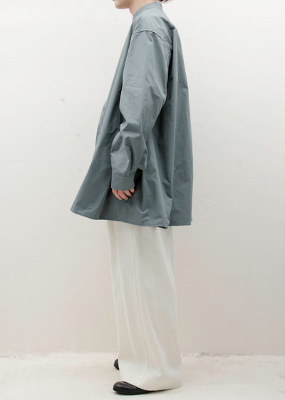 HED MAYNER 3 PLEAT SHIRT / COOL GRAY