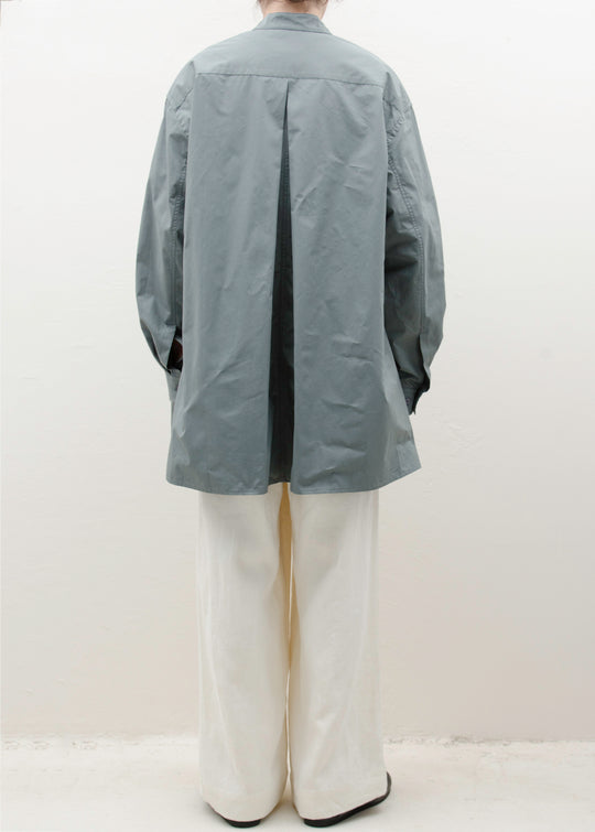 HED MAYNER 3 PLEAT SHIRT / COOL GRAY