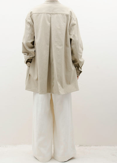 HED MAYNER ELONGATED TROUSERS / BLANC STONE