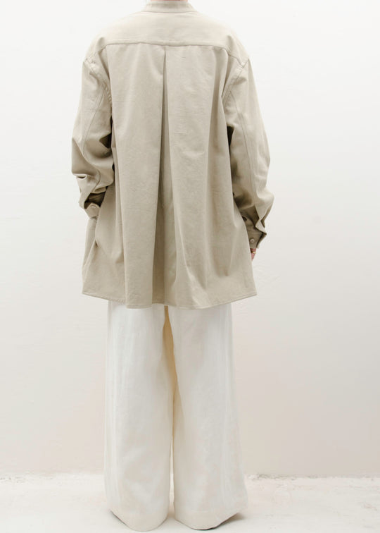 HED MAYNER ELONGATED TROUSERS / BLANC STONE