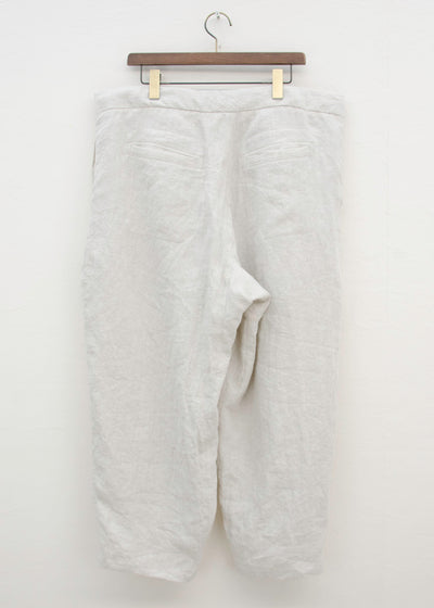 ZIIIN "DARMA" 3 TUCK WIDE PANT / KINARI