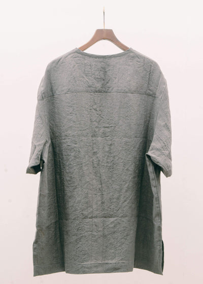 ZIIIN / "AVENO" One Pocket Loose Tunic / GRAY